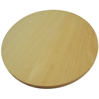 Rundes Schneidebrett aus Holz, zum Schneiden von Pizza-Holz, doppelseitig, 35 cm
