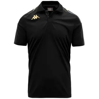 Kappa Ghiolo Kurzarm-poloshirt - Black | Grey Dk - S