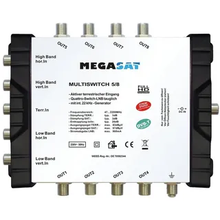 Megasat Multischalter 5/8, 0600150