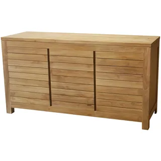 Waschbeckenunterschrank Bjurholm aus Teakholz 90 cm