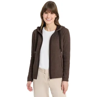 Cecil Damen Langarm Jacke mit Kapuze Braun XL