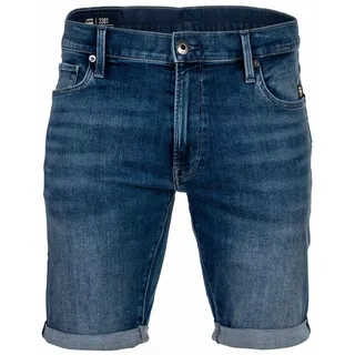 G-Star 3301 Slim Kurze Jeans - Medium Aged - 35