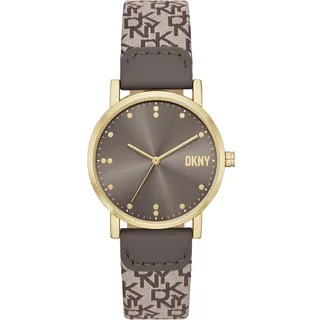 DKNY Damen Analog Quarz Uhr mit Nylon Armband NY6691