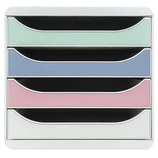 Exacompta BIG BOX Autentik 34,7 x 27,8 x 26,7 cm 4-tlg. verschiedene Farben