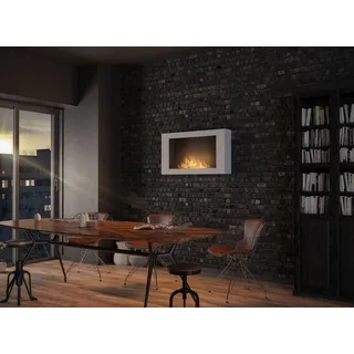 InFire Murall Ethanolkamin Mattweiß Größe M - Weiß