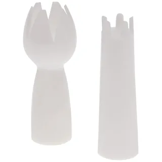 Ibili Spritztülle für Sahnespender 2 Stück 5 x 5 x 3 cm weiß