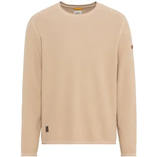 camel active Herren Feinstrickpullover aus Organic Cotton Sand, menswear-3XL