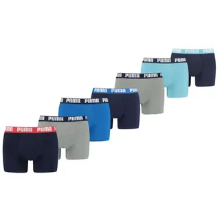 PUMA Herren Boxershorts 7er Pack blue combo - S
