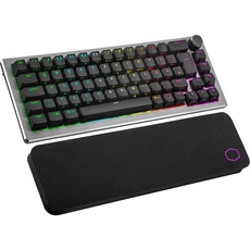 Cooler Master CK721 Mechanische Tastatur - Keyboard mit 65% Layout, TTC-Schalter, RGB-Beleuchtung pro Taste, Hybrid-Wireless-Technologie, Präzisionsrad - Space Grau, DE - QWERTZ