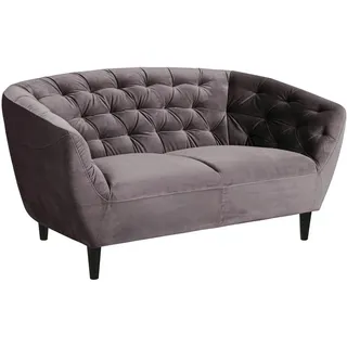 Actona Sofa Ria Stoff Dark Grey 2-Sitzer