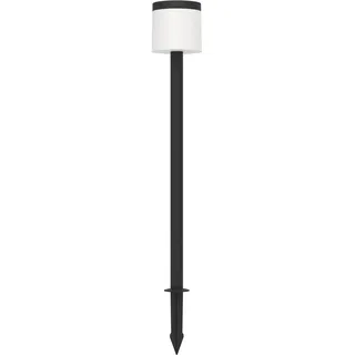 EGLO LED-Solar-Erdspieß Pantete mit Sensor 115 cm x Ø 17,5 cm Schwarz-Weiß