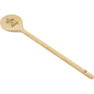 GRUSS & CO Kochlöffel Motiv "Heldin"| Holzlöffel, Kochlöffel aus Buchenholz, 28 cm, mit eingebranntem Motiv | Geschenk Küche, Kochen | 47852