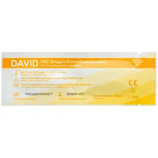 David THC Drogentest Streifen 20ng/ml Cannabis drug test 3 St