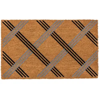 Astra Fußmatte Coco Design 45 cm x 75 cm Karo