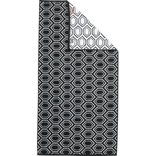 done.® Duschtuch »Daily Shapes Ethno« Jacquardgewebe, modernes Muster, schwarz-weiß