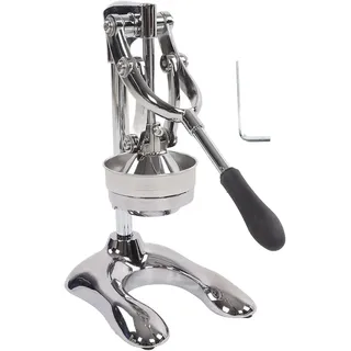 Professionelle Küchen-Zitruspresse, Extra Robuste Manuelle Orangenpresse und Limettenpresse - Silber