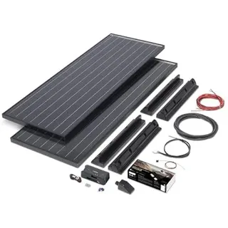 BÜTTNER DOMETIC Solar-Komplettanlage MT 280-2 MC, 280 Wp, 2 Module, Schwarz, 53x153x6,6 cm, 29 kg