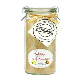 Candle Factory Mini Jumbo Vanille Macadamia Duftkerze Dekokerze 307102