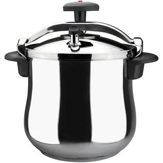 Magefesa Star Bombeada 10 l Edelstahl gesundes Kochen silber