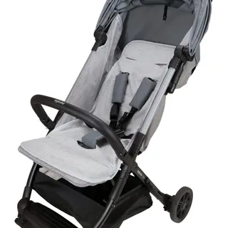 babysanity Bezug Abdeckung Sitzfläche Universal für Kinderwagen in Micro Faser Farbe Grau