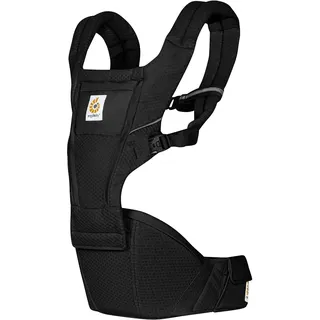 Ergobaby Alta Hip Seat Babytrage mit Babyhüftsitz für Babys und Kleinkinder ab 4 Monaten (5,5 kg - 20,4 kg), Hüftsitz Trage Hüfttrage mit SoftFlex Mesh