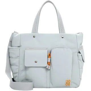 Shopper EMILY & NOAH "Shopper E&N Joeline", Damen, Gr. B/H/T: 38cm x 28cm x 13cm 0, blau (lightblau 530), Polyurethan, Taschen Shopper