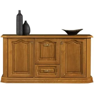 Landhaus Kommoden Kommode Schrank Sideboard Möbel Holz Sideboard Kommodenschrank - Braun