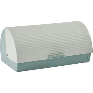 Homeware Profession. Brotkasten , Petrol, Mintgrün , Metall , 28x18.5x38.5 cm , Lfgb , lebensmittelecht , Küchenzubehör, Vorratsbehälter, Brotkästen