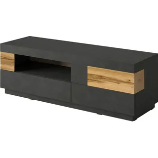 OTTO home SILKE Lowboard 160 cm Grau Holz