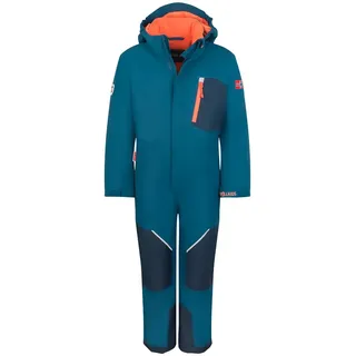 Trollkids Isfjord Xt Rennanzug - Madeira Blue / Deep Orange - 92 cm