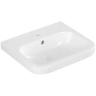 Villeroy & Boch Architectura Waschtisch, rechteck, 1 Hahnloch, mit Überlauf, 550x470mm, 41885501, Farbe: Weiß
