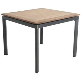 MWH Alutapo Dining Tisch Aluminium/Teak