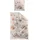 Panda 8784 Blätter Baumwolle Beige 135 x 200 cm 80 x 80 cm
