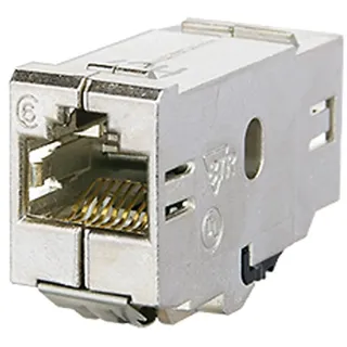Metz E-DAT Kupplung Modul/Keystone Cat.6 (Class E) Silber