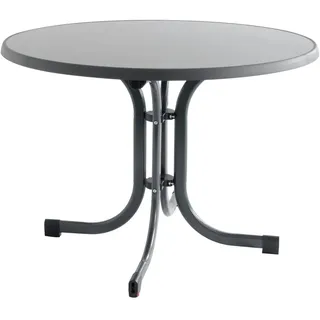 Siena Garden Klapptisch Ø 100 x 71 cm Anthrazit