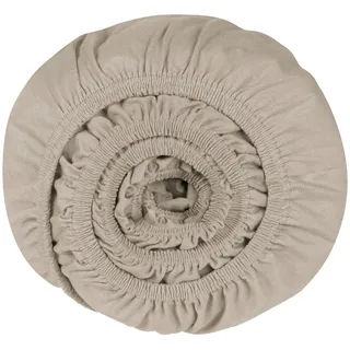 SCHIESSER Spannbettlaken Jessi Baumwolle 150 x 200 - 160 x 200 cm silberfarben