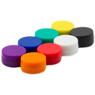 Magnetastico | 8X Starke Neodym Magnete mit Schutzschicht | 8 Farben | Größe 12x6 mm | Kleine Magnete extra stark, Büromagnete | Mini-Magnet für Magnettafel Kühlschrank Whiteboard & Glasmagnettafel