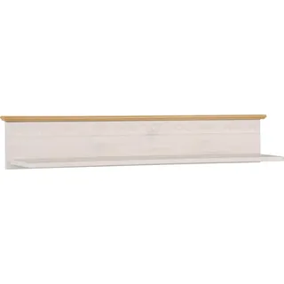 OTTO home Wandregal 120 x 32 x 20 cm Gelb/Weiß