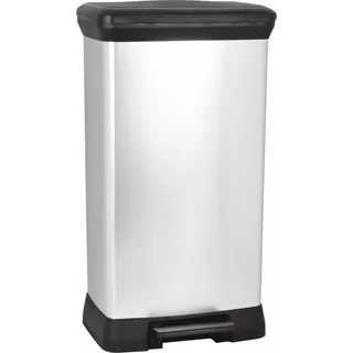 Curver Deco Bin 50 l Silber