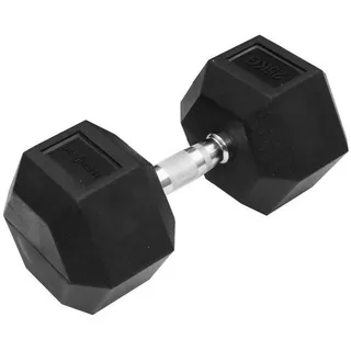 Sporttrend 24 Hexagon Hantel Kurzhantel 25 kg schwarz