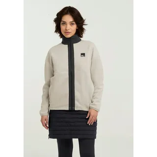 Fleecejacke JACK WOLFSKIN "SUMETRO FZ W", Damen, Gr. XXL (48), beige (palesand), Obermaterial: 100% Polyester. Futter: 100% Polyester, Jacken Fleecejacke