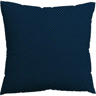 schlafgut Kissenbezug Woven Satin Fade 80 x 80 cm Blau