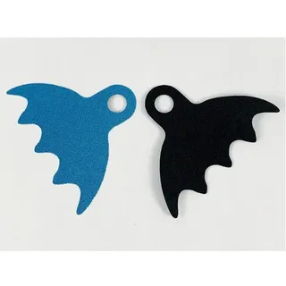 LEGO Superhelden Dunkel Blau Schwarz Doppel Kap Scalloped Kanten Gestärkt Stoff