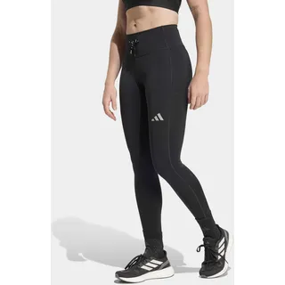 Lauftights ADIDAS PERFORMANCE "RUN ESSENTIALS LEGGINGS IN VOLLER LÄNGE", Damen, Gr. S, N-Gr, schwarz, normal, gr., Obermaterial: 85% Polyester, 15% Elasthan, Hosen Lauftights