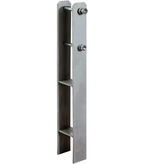 Weka H-Anker-Set 6 Stück 9 x 9 cm Silber