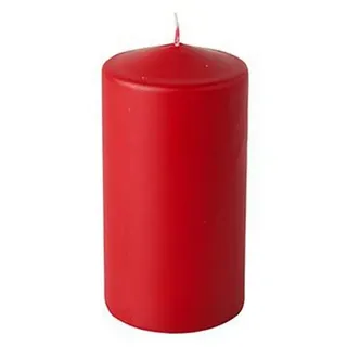 Papstar Stumpenkerze 12 cm rot 6 St.