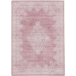 benuta Pop Teppich Laury Rosa 200x300 cm , Textil , Orientalisch , Rechteckig , 200x300 cm , Gots , wasserabweisend , Teppiche und Böden, Teppiche