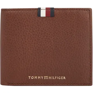 Tommy Hilfiger TH PREM LEA CC FLAP AND COIN, Herren Geldbörsen, Dark Chestnut,