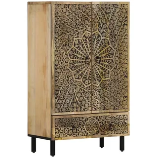 vidaXL Highboard 60x33x100 cm Massivholz Mango