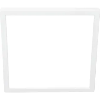 Briloner LED-Bad Deckenleuchte Kada Microwave 29,5 cm x 29,5 cm x 2,8 cm Weiß